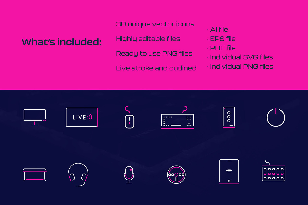 30 Gaming Icons, an Outline Icon by Likewise Design Co. (Photo 2 of 4)
