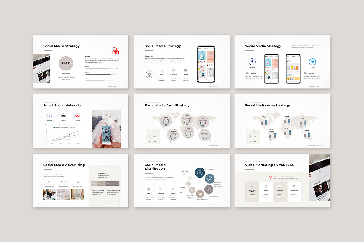 Social Media Marketing PowerPoint, a Presentation Template by CreativityForest (Photo 12 of 16)
