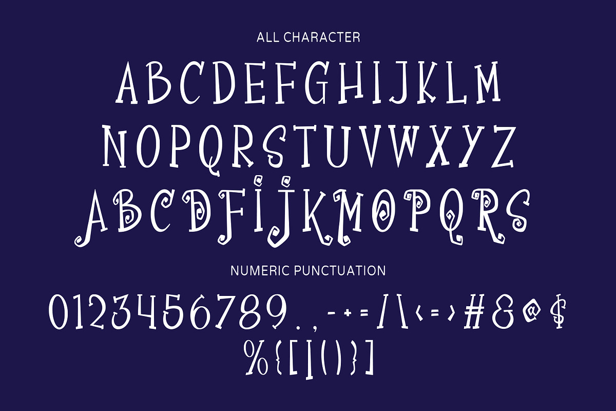 Magicullos Halloween Display Font, a Serif Font by Maulana Creative (Photo 4 of 7)