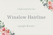 Winslow Book Hairline, a Serif Font by Kimmy Design (Thumbnail 1 of 8)