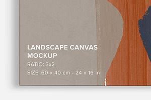 Canvas Ratio 3x2 Mockup Set