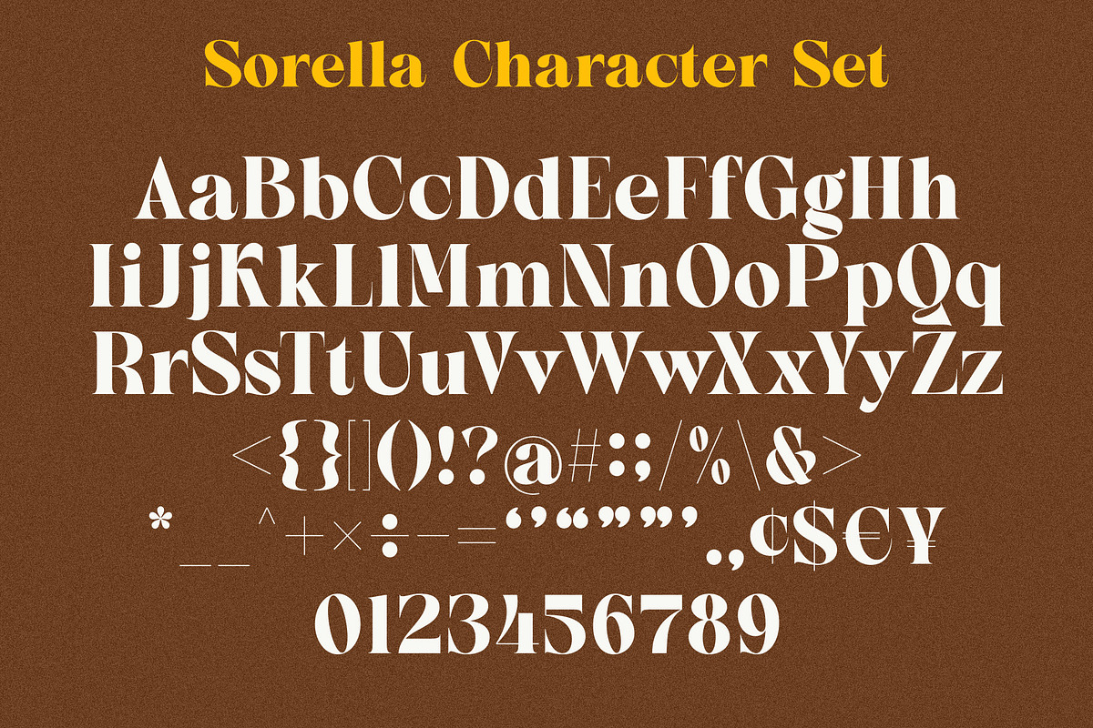 Sorella - Bold Serif Font, a Serif Font by Almeera Std (Photo 8 of 8)