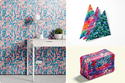 Paper Mosaic Seamless Patterns, a Pattern Graphic by Ninterints (Thumbnail 11 of 13)