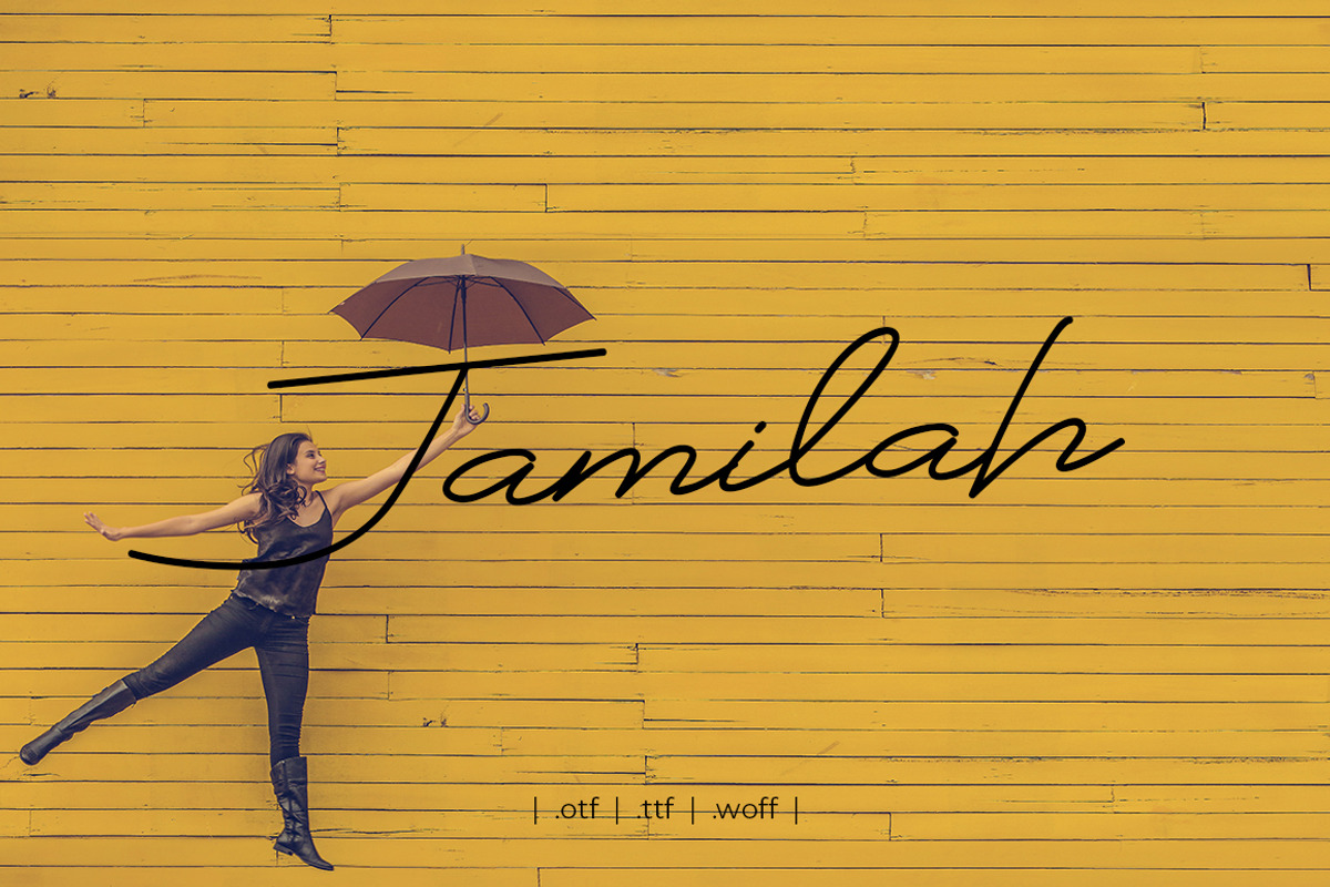 Saffanah Script Font preview 3