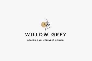 Health Coach Logo Kit For Canva