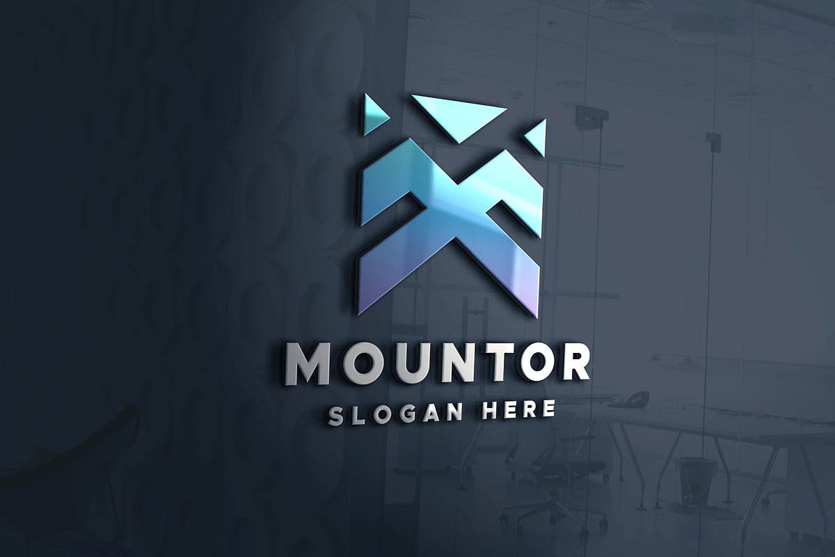Mountor Letter M Logo, a Branding & Logo Template by Design_Planet (Photo 3 of 5)