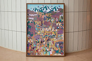 Wimmelbook city posters, a Person Illustration by Carpet Tapete Pretzel (Thumbnail 6 of 8)
