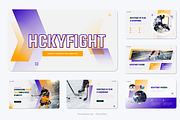 Hockey Team & Sports PowerPoint, a Presentation Template by Pixslides (Thumbnail 2 of 7)