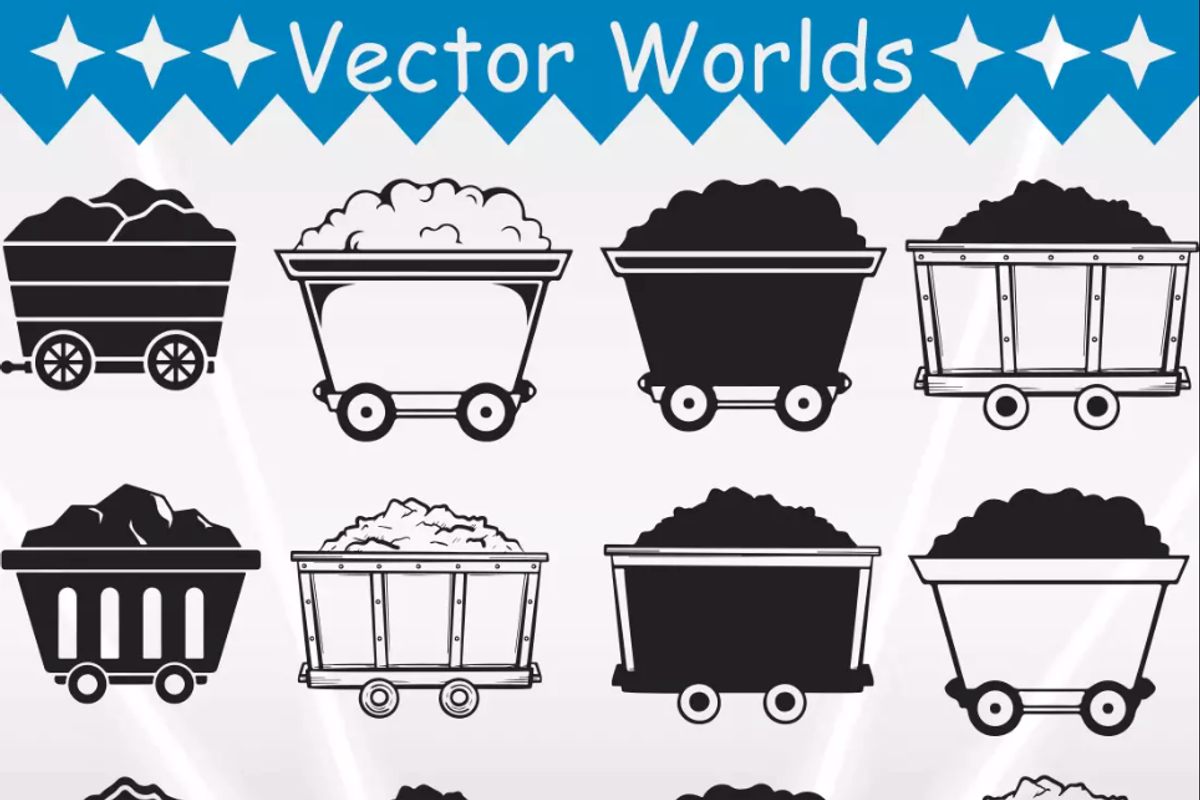 Mining Cart Svg, Mining, Cart Svg, an Object Graphic by VectorWorlds (Photo 2 of 3)