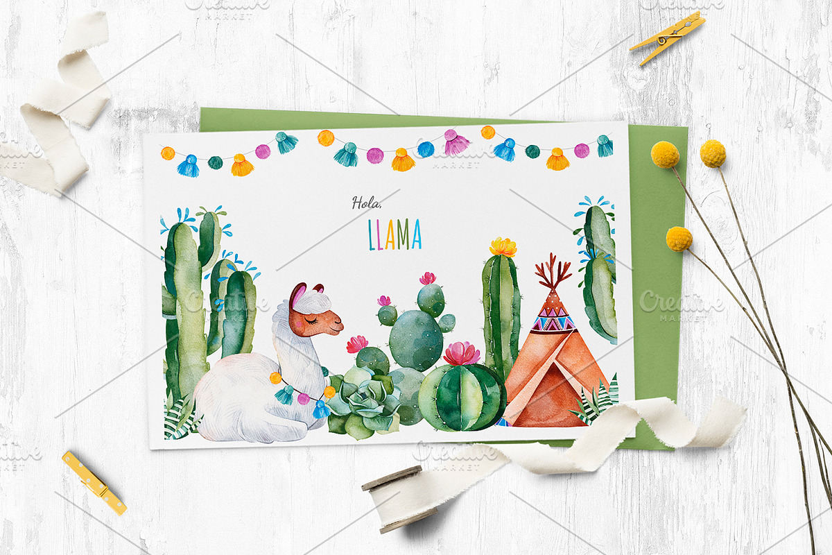 Pastel Vol.2. Boho Summer collection, an Animal Illustration by Kate_Rina (Photo 6 of 9)