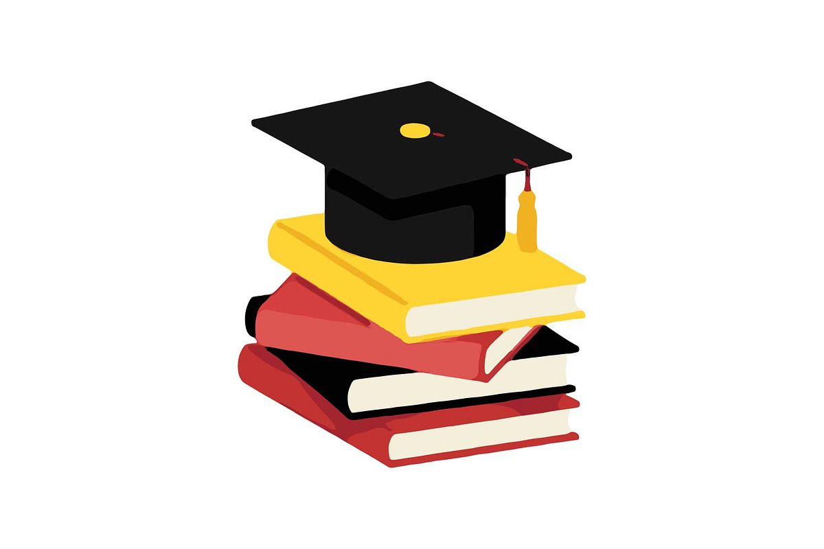 Graduation Books Clipart Set, an Object Graphic by Designs_River (Photo 6 of 16)