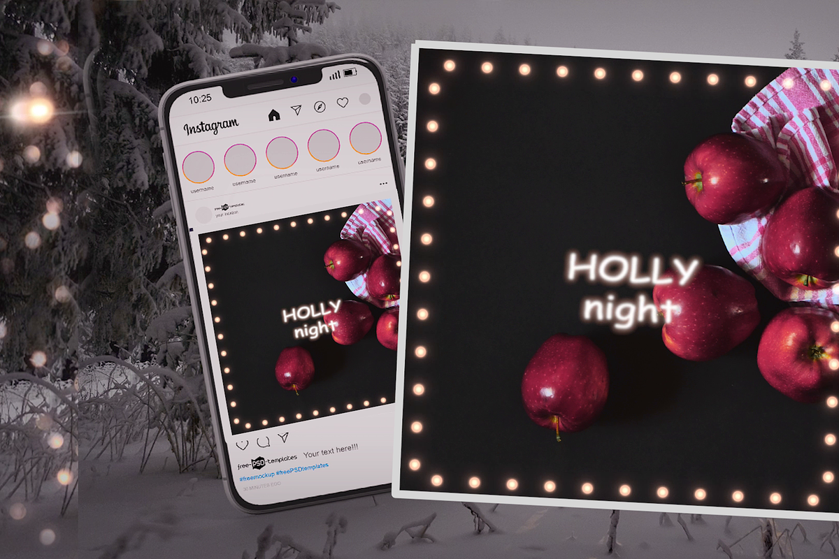 Animated Illumination  insta Frames, a Social Media Template by oKOLOstyle (Photo 8 of 9)