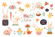 Happy Easter elements collection, a Graphic by Letto studio (Thumbnail 2 of 10)