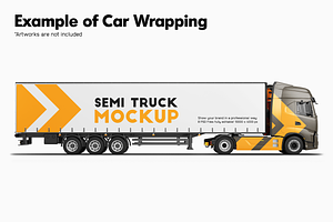 Semi Truck Mockup 2