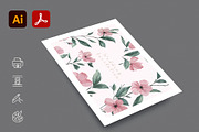 A5 Wedding Invitation Template, a Templates & Theme by Kida (Thumbnail 2 of 3)