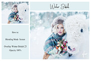 30 Winter Bokeh Overlays, a Texture Graphic by LovePhotoMoment (Thumbnail 4 of 11)