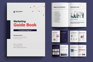 Creative Marketing Guide Book Layout, a Brochure Template by MightyDesign