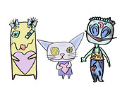 Voodoo Dolls Fall in Love, a Person Illustration by Sense Library (Thumbnail 3 of 6)