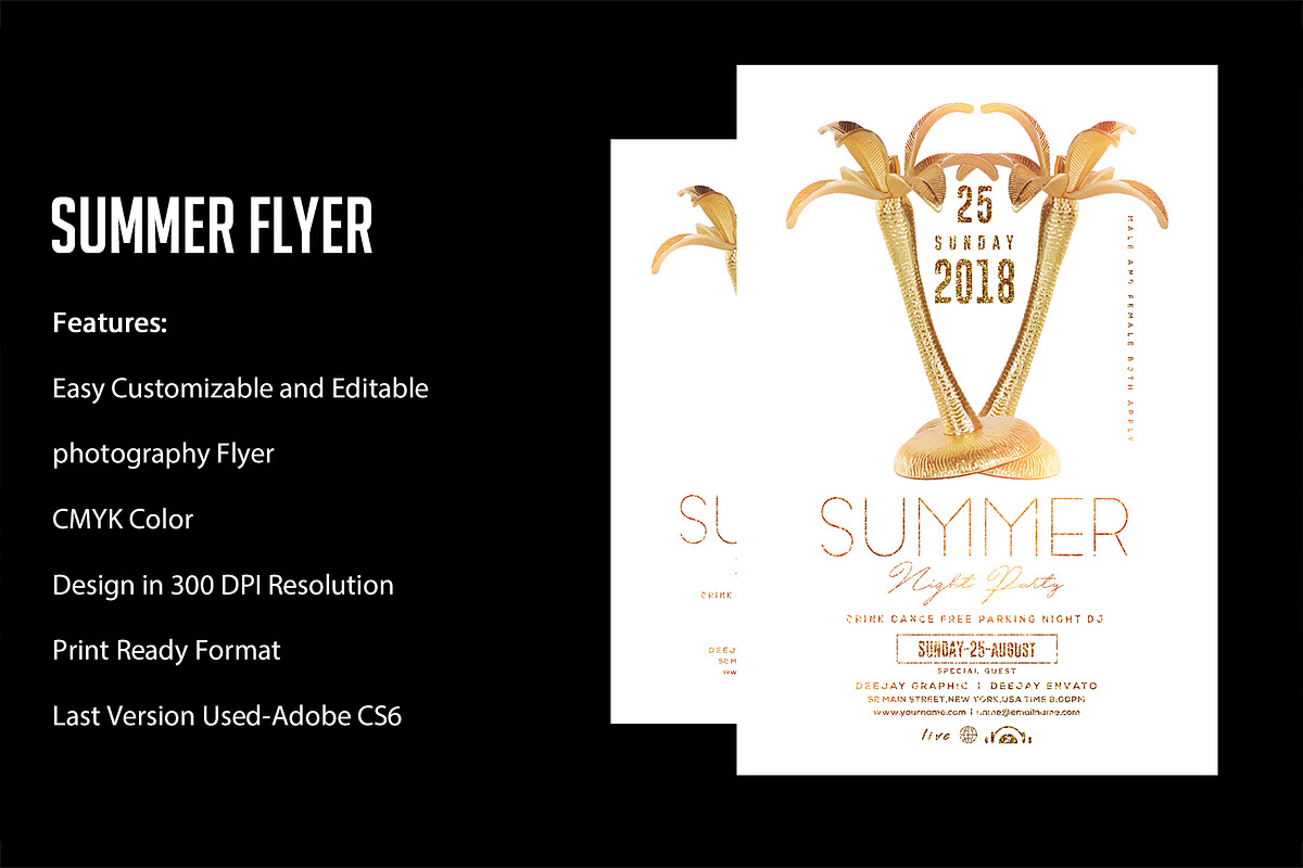 Summer Flyer, a Flyer Template by VaaniDesigns (Photo 1 of 2)