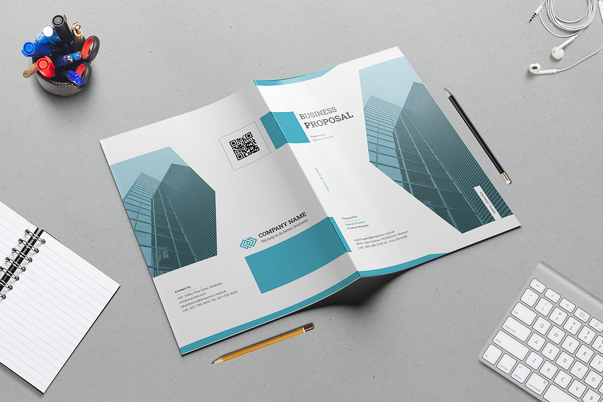A4 Brochure Template, a Brochure Template by Divergent Studio (Photo 1 of 8)