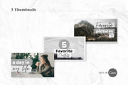 YouTube Channel Branding Kit | Canva, a Social Media Template by OniriqveDesigns (Thumbnail 5 of 10)