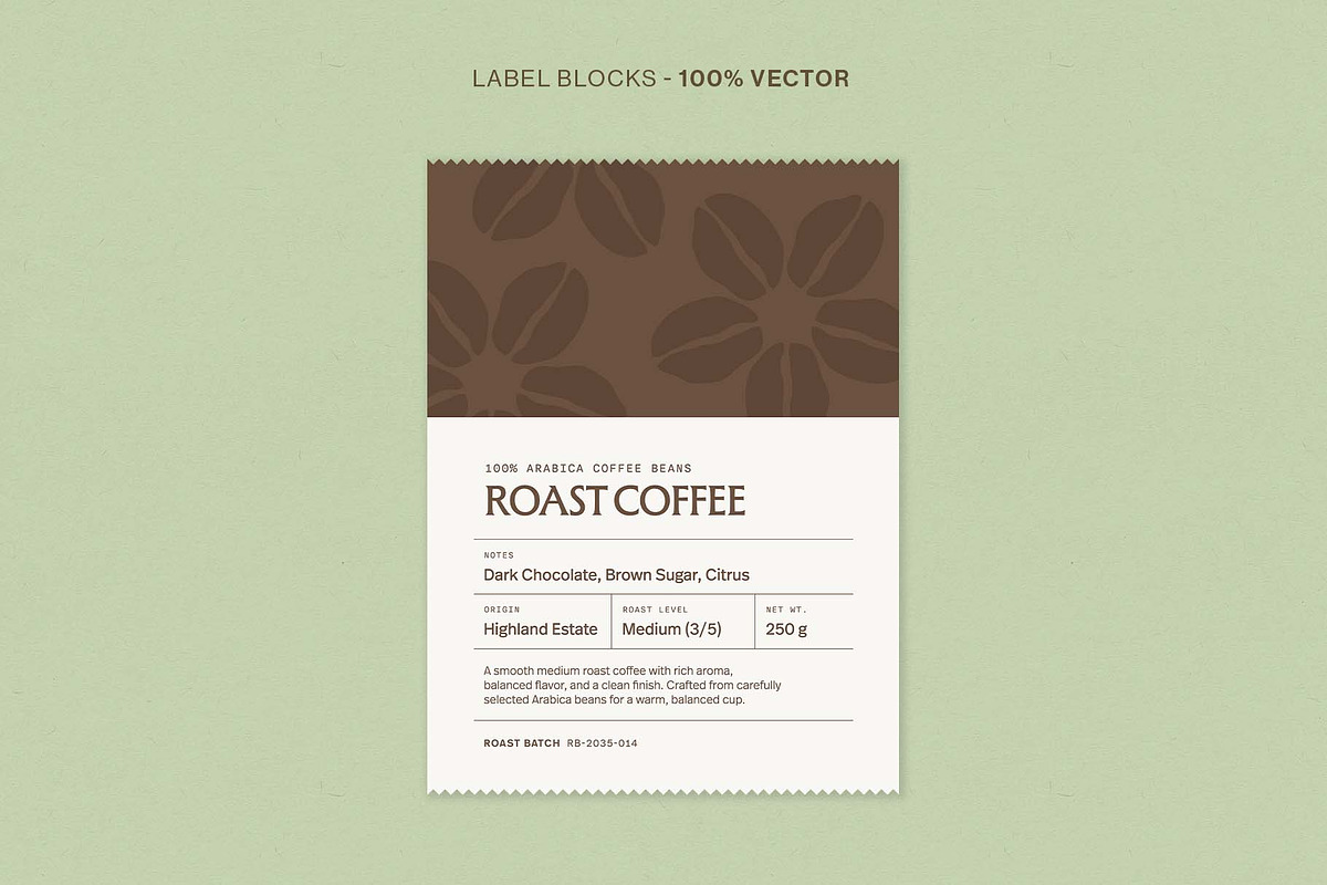 Product Label Template Set, a Stationery Template by BrandPacks (Photo 6 of 14)