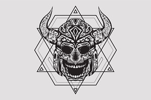 Skull Head Logo