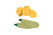 Healthy groceries, vegetables set, a Food Illustration by Good Studio (Thumbnail 5 of 6)