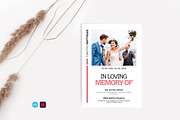 Heaven Funeral Program Template, an Invitation Template by Creatiya Type (Thumbnail 1 of 6)