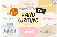 HANDWRITING FONT BUNDLE VOL. 1