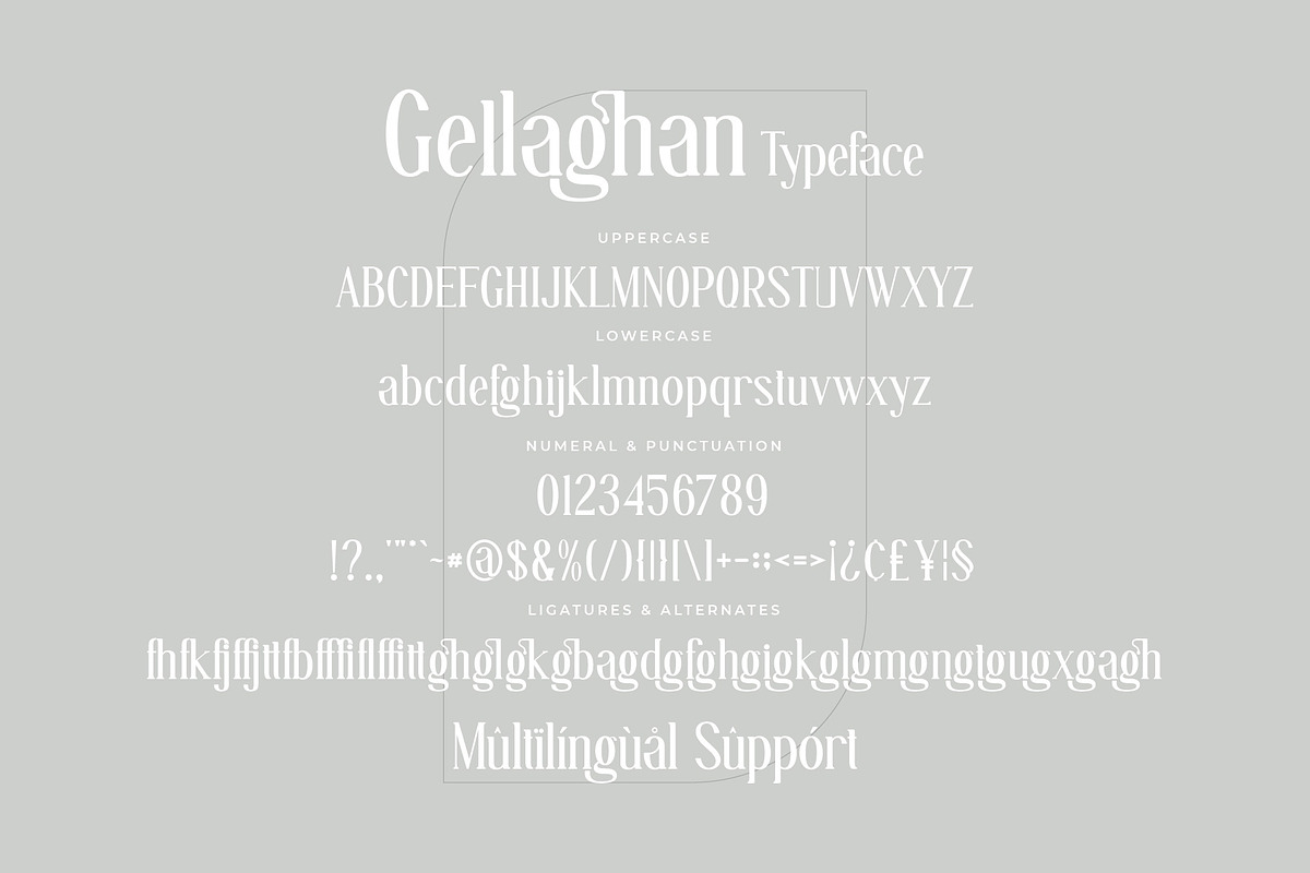 Gellaghan - Stylish Ligature Font, a Serif Font by Aqeel_Art (Photo 7 of 8)