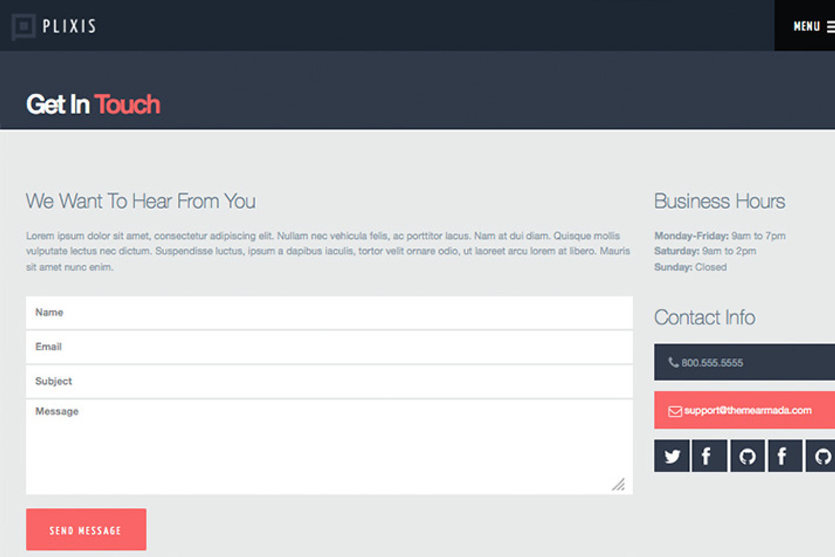 Plixis - Multipurpose Theme, a Bootstrap Template by Theme Armada (Photo 4 of 5)