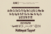 Alone | Handwritten, a Handwritten Font by Aveni Letter Type (Thumbnail 8 of 9)
