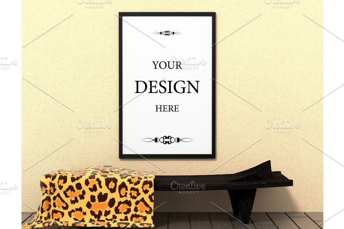 African tribal ethnic bed, a Household Mockup by Larser (Photo 1 of 2)