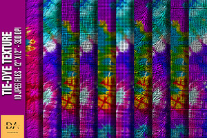 Tie-Dye Texture Digital Papers #100