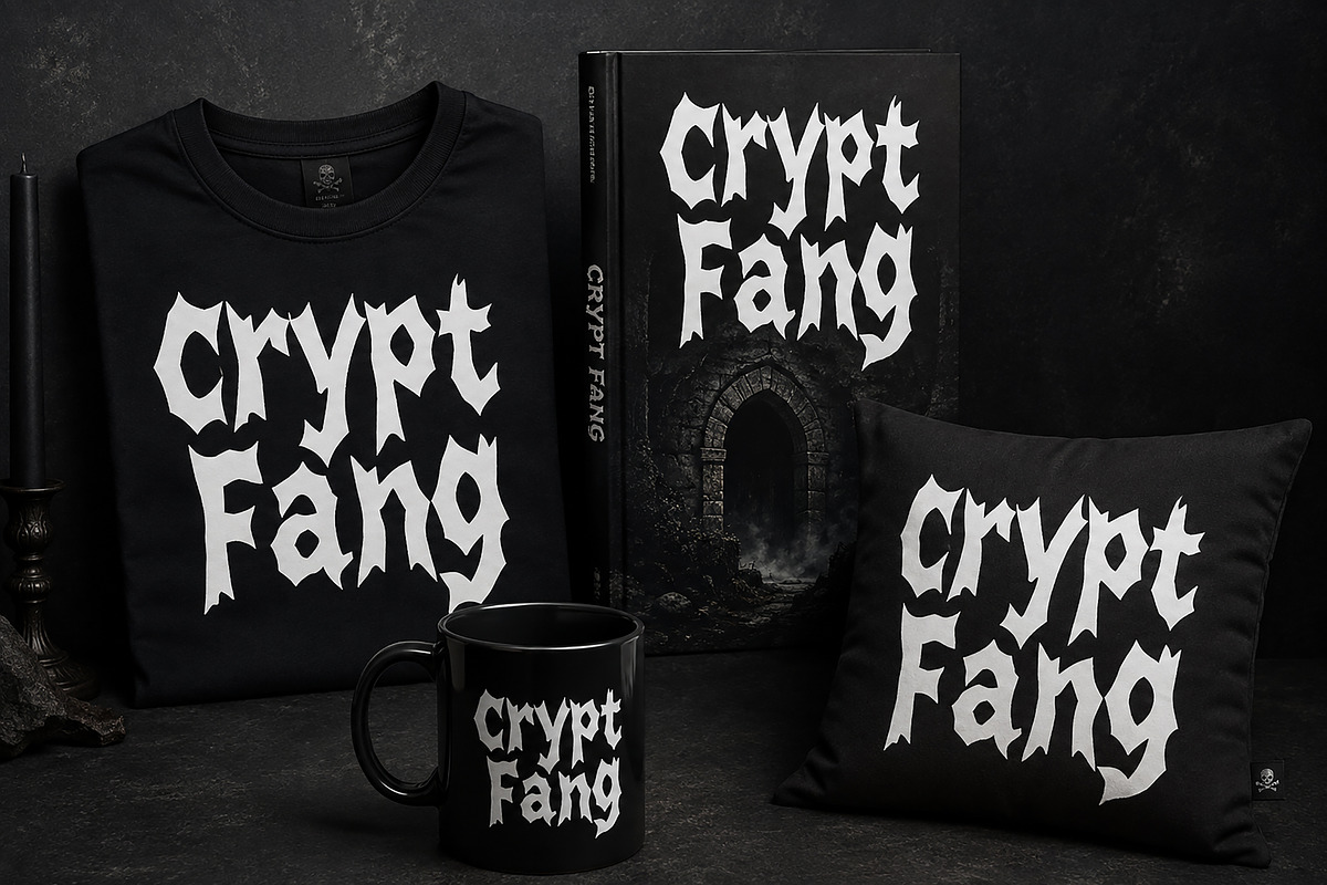 Crypt Fang, a Slab Serif Font by Wow Magic (Photo 2 of 4)