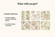 Antique Botanical Patterns & Prints, a Pattern Graphic by Ninterints (Thumbnail 2 of 13)