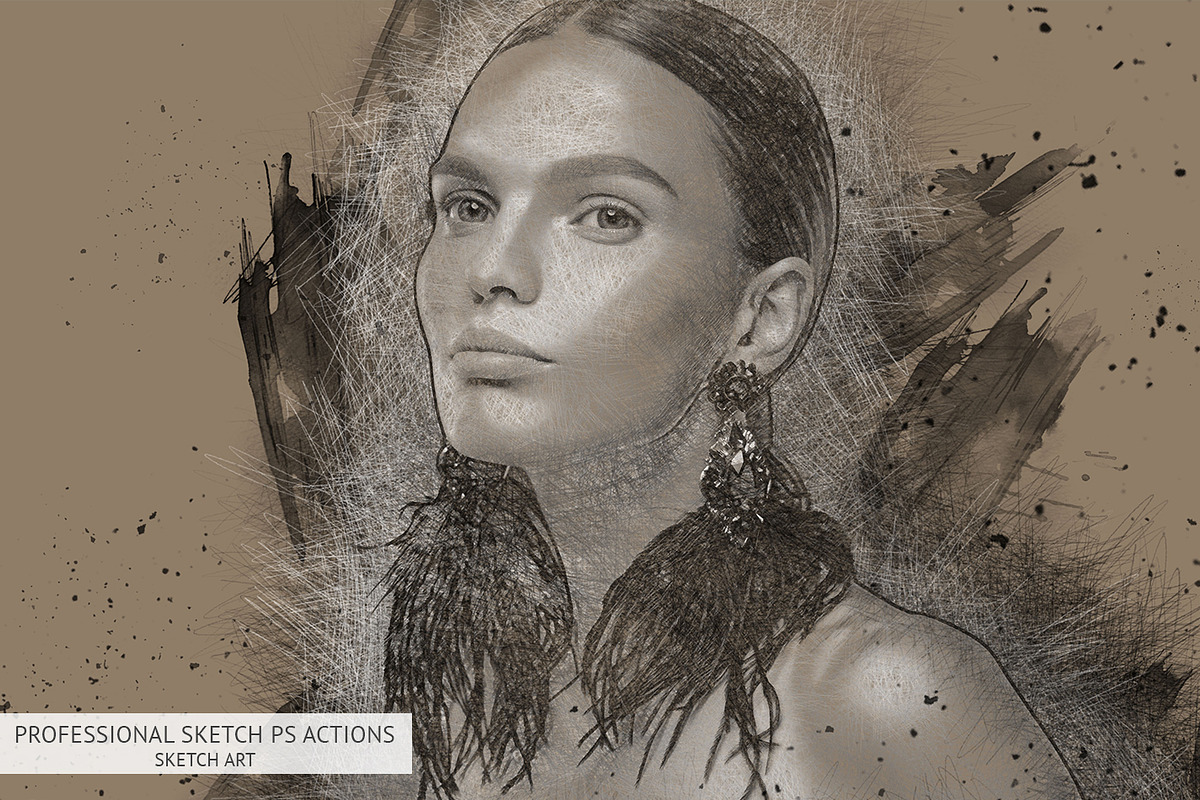 Professional Sketch Photoshop Action, an Action Add-On by FixThePhoto (Photo 16 of 37)