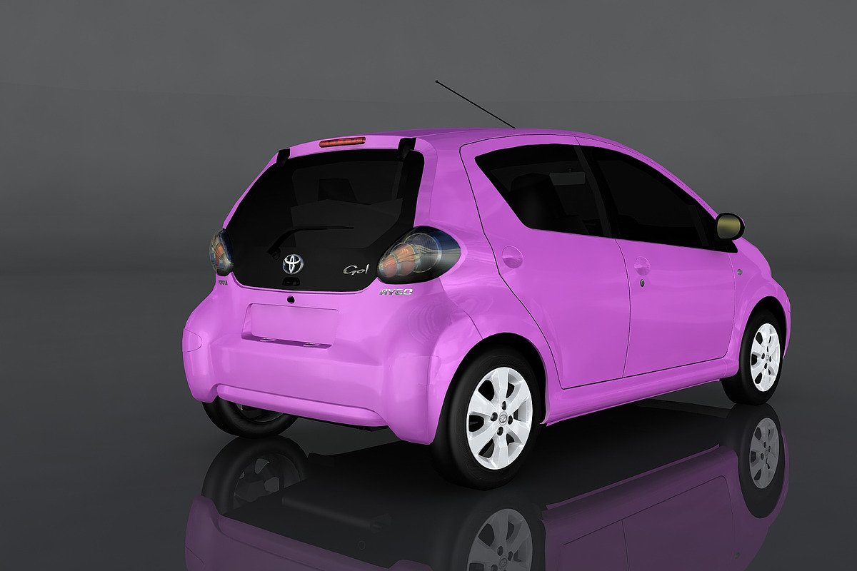 Toyota Aygo, a Cars & Vehicle 3D Model by valtriiu (Photo 5 of 12)