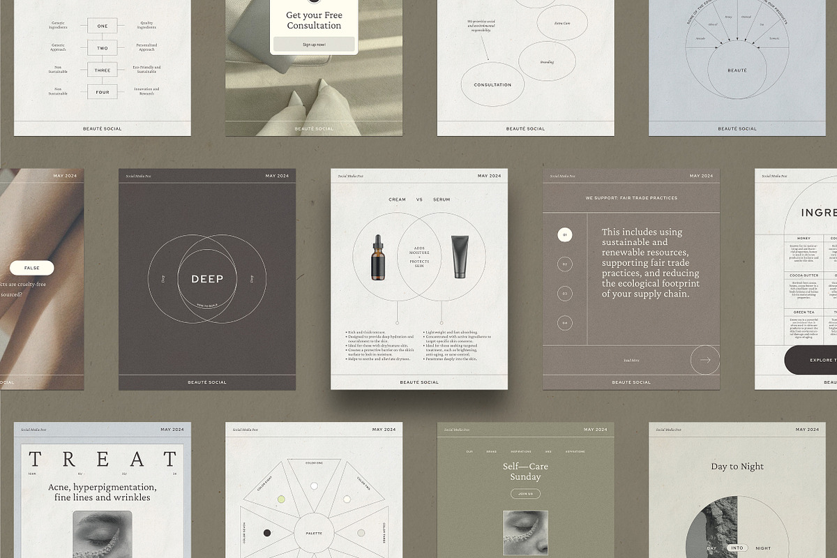 BEAUTÉ | InfoSocial Media Kit, a Social Media Template by Studio Standard (Photo 6 of 11)