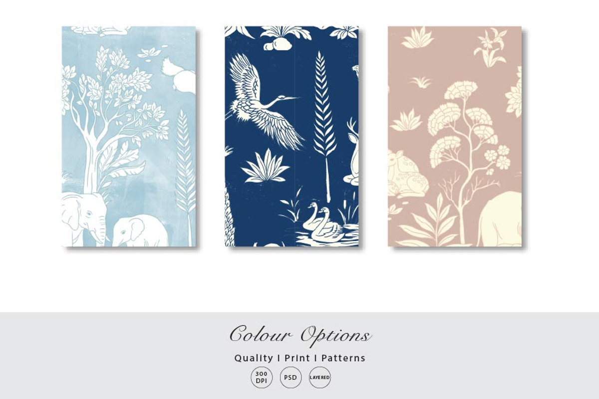 Enchanted Forest & Wildlife, a Pattern Graphic by Print Diaries (Photo 2 of 5)