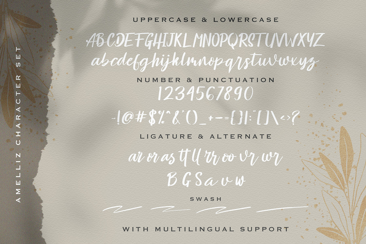 Amelliz - Calligraphy Brush Font, a Script Font by StringLabs (Photo 9 of 10)