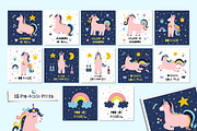 Unicorns Clipart Collection, an Animal Illustration by Gulnara Sabirova (Thumbnail 13 of 20)
