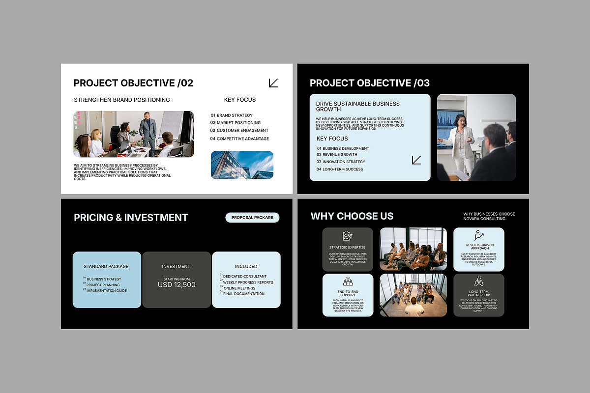 Business Proposal Presentation, a Presentation Template by adoestudio (Photo 6 of 9)