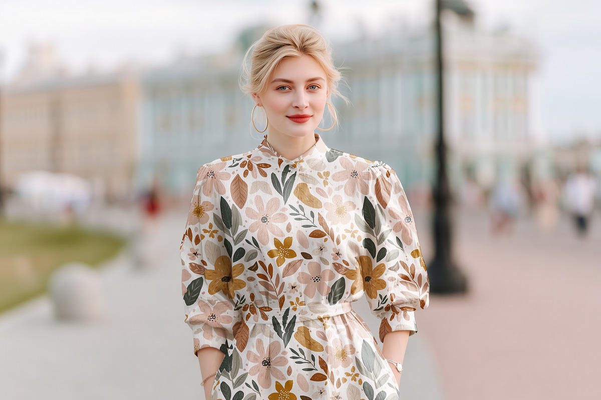 Woman Long-Sleeved Dress Mockup PSD, a Shirt Mockup by 1001 mockups (Photo 3 of 9)