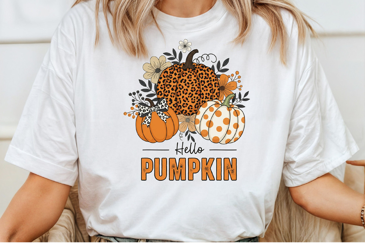 Fall Floral Pumpkin Png, an Illustration by Craft Nest (Photo 2 of 6)