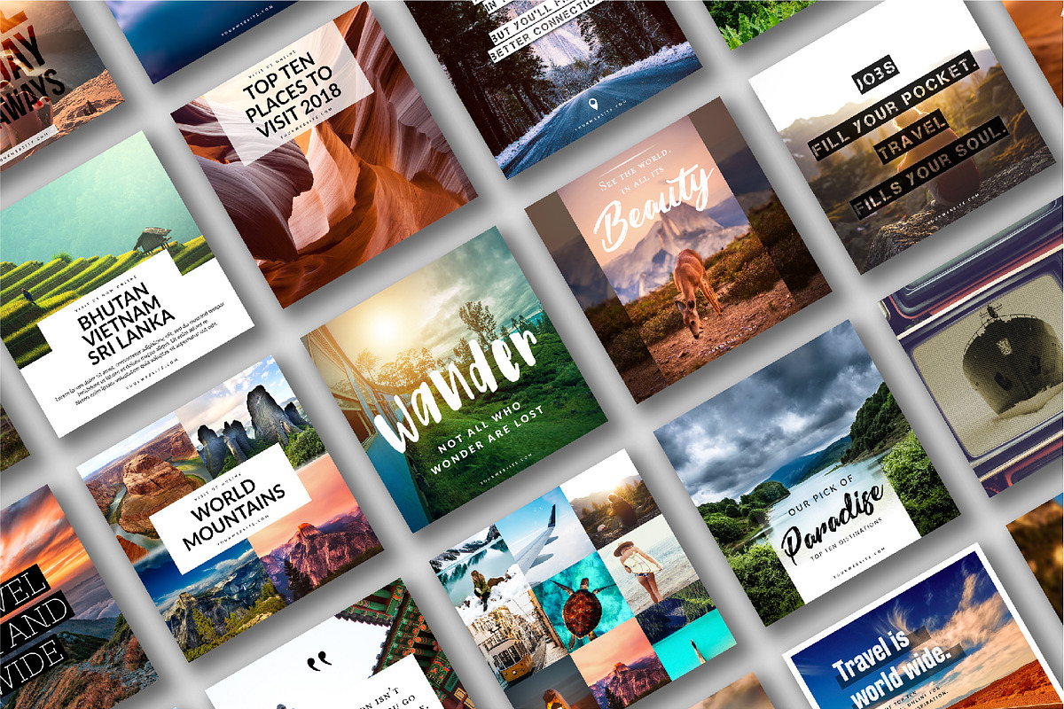Platinum Posts - Instagram Templates, a Social Media Template by Vector Vendor (Photo 4 of 5)