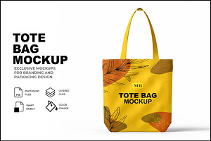 Tote Bag Mockup, an Apparel Mockup by mockupbuys