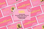Colorful Business Card Template, a Business Card Template by SunshineStudioBoutique (Thumbnail 2 of 9)