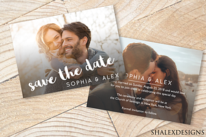 Save The Date - Wedding Template, an Invitation Template by ShalexDesigns